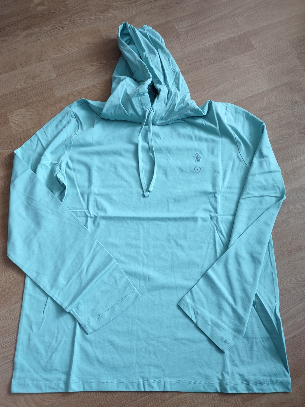 Polo by Ralph Lauren Mint Green Long Sleeve Hooded Tee